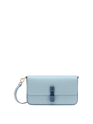 FURLA: Bolsas bandoleras - Bolsa Bandolera - Azul Claro
