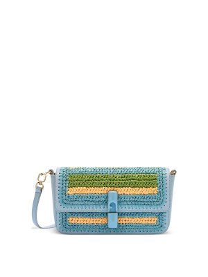 FURLA: Bolsas bandoleras - Bolsa Bandolera - Azul Claro