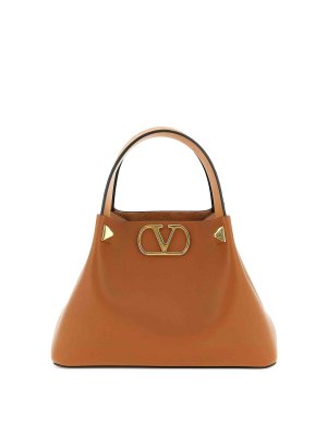 VALENTINO GARAVANI: Sacs à main - Sac Cabas - Marron