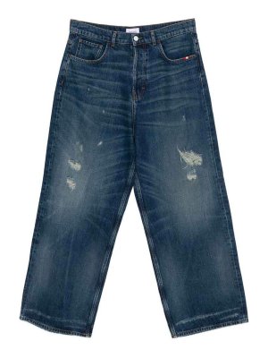 AMISH: Straight Leg Jeans - Straight Leg Jeans - Blau