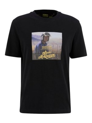 BARBOUR: t-shirts - T-Shirt With Photographic Print