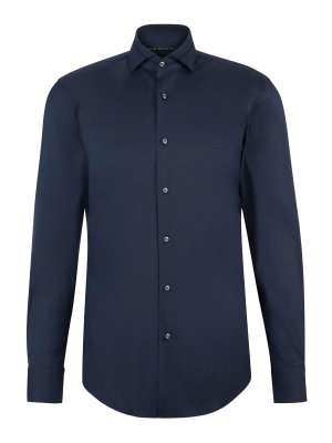 Hugo Boss: shirts - Shirt With Wide Collar