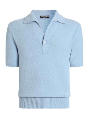 DOLCE & GABBANA: Polos  - Polo - Bleu