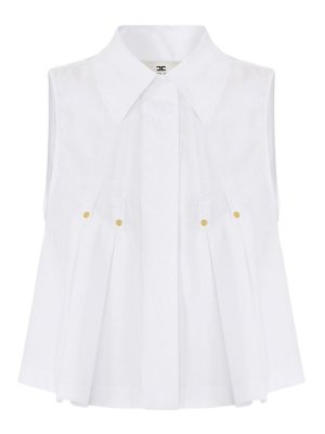ELISABETTA FRANCHI: Chemises - Chemise - Blanc