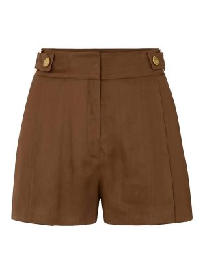ELISABETTA FRANCHI: Hosen Shorts - Shorts - Braun