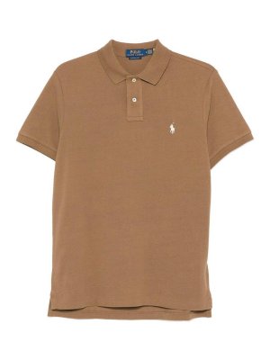 POLO RALPH LAUREN: polo shirts - Short-sleeved polo shirt with buttons