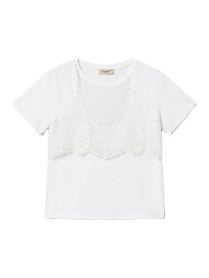 TWINSET: Camisetas - Camiseta - Blanco