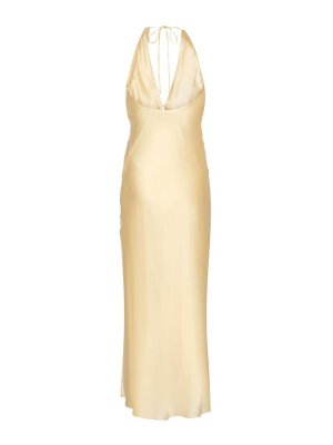 ROTATE Birger Christensen: maxi dresses - Abito Lungo In Chiffon