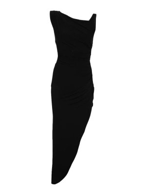 ELISABETTA FRANCHI: Robe longueur genou - Robe Au Genou - Noir