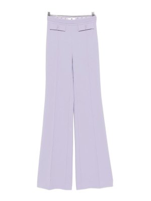 ELISABETTA FRANCHI: Pantalones casual - Pantalón Casual - Púrpura