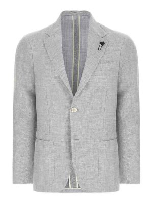 LARDINI: Vestes de costume - Blazer - Gris