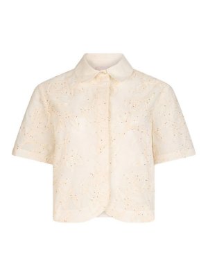 Liu Jo: casual jackets - Shirt With Flower Embroidery
