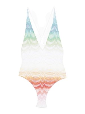 MISSONI: one-piece - One-piece swimsuit with back neckline
