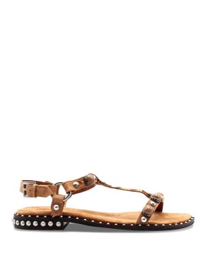 ASH: sandals - Podium Studded Sandals