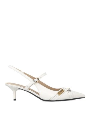 Pinko: Escarpins - Chaussures À Talon - Blanc