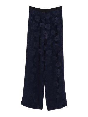 FORTE FORTE: Pantalones casual - Pantalón Casual - Azul