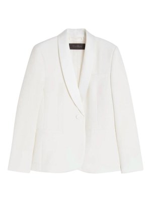 Max Mara: Blazer - Blazer - Weiß