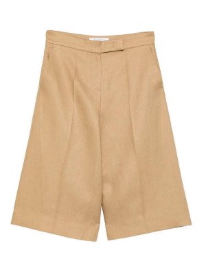 Max Mara: Hosen Shorts - Shorts - Dunkelbeige