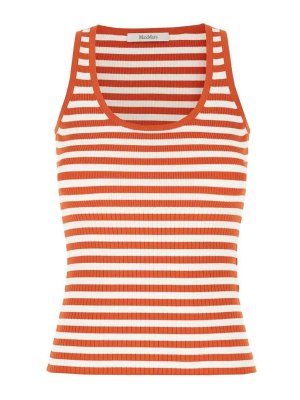 Max Mara: Tops und Tank Tops - Top - Orange