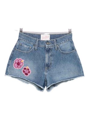 MC2 SAINT BARTH: pantaloni shorts - Shorts Musa Denim Hibiscus