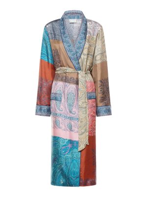 PIERRE-LOUIS MASCIA: tunics - Pierre-Louis Mascia Kimono Aloe Multicolor
