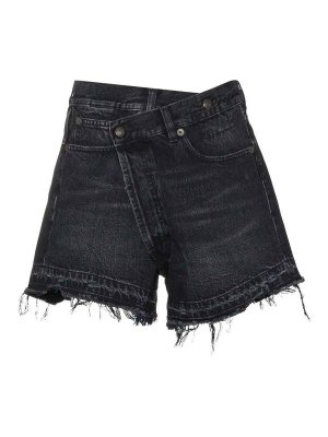 R13: Jeans à jambe droite - Jean Droit - Noir