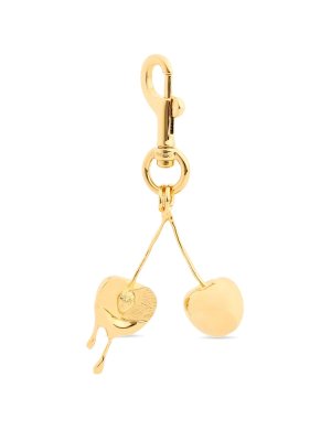 RABANNE: key holders - Gold Cherry Bag Charms