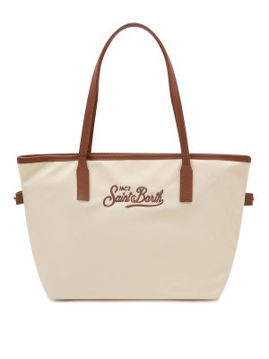 MC2 SAINT BARTH: shopper - Borsa City Mid Nylon Avorio