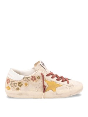 GOLDEN GOOSE: sneakers - Sneakers Superstar Fiori