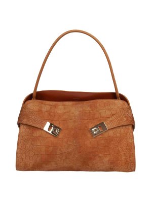 SALVATORE FERRAGAMO: shoulder bags - hug soft shoulder bag
