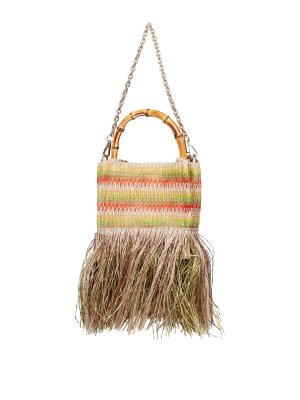 LA MILANESA: Sacs à main - Sac Cabas - Rose