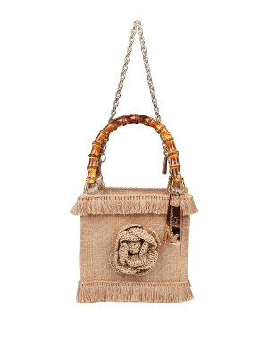 LA MILANESA: totes bags - Jute handbag