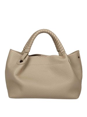 VISONA: totes bags - Leather handbag