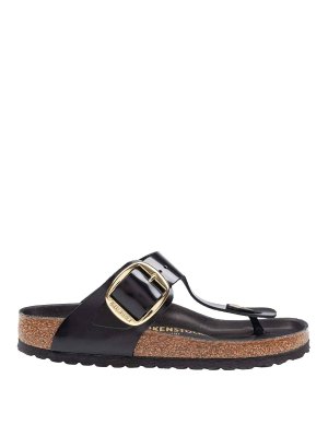 BIRKENSTOCK: flip flops - Big buckle flip flops
