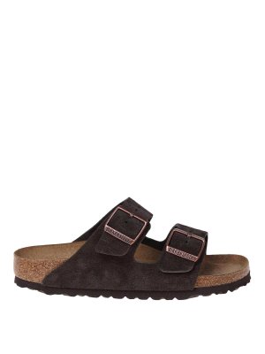 BIRKENSTOCK: sandals - Suede leather sandal
