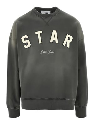 GOLDEN GOOSE: Sweatshirts und Pullover - Sweatshirt - Schwarz