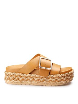 Paloma Barcelò: Sandales - Sandales - Jaune Foncé