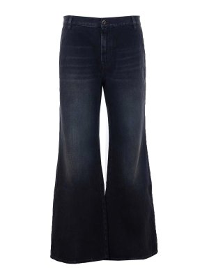 AMIRI: Jeans évasés - Jean Bootcut - Noir