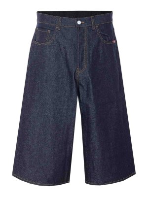 AMISH: Trousers Shorts - Huge Denim Bermuda
