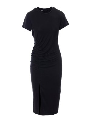 ANINE BING: crew necks - Black Vida Dress