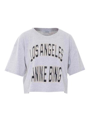 ANINE BING: t-shirts - Grey T-Shirt