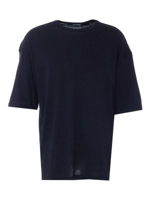 ANN DEMEULEMEESTER: t-shirts - Black Dieter T-Shirt