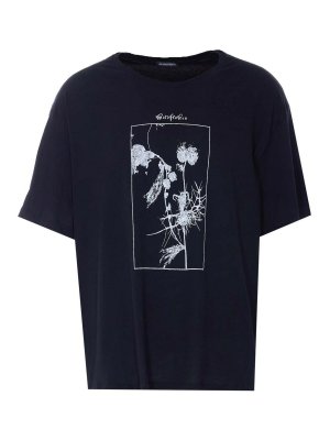ANN DEMEULEMEESTER: T-shirts - T-Shirt - Schwarz