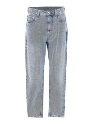BRUNELLO CUCINELLI: straight leg jeans - Baggy Tapered Denim Pants