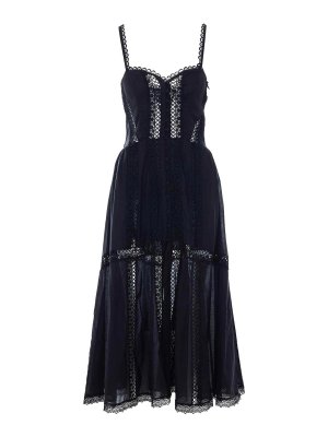 CHARO RUIZ: maxi dresses - Ibiza Black Dafelle Long Dress