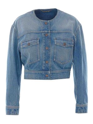 CHLOE': denim jacket - Blue Denim Jacket