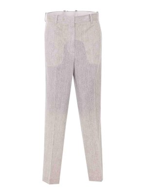 CIRCOLO 1901: casual trousers - Tofu Beige Pants