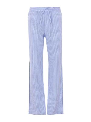 DOLCE & GABBANA: casual trousers - Blue And Wwhite Pants