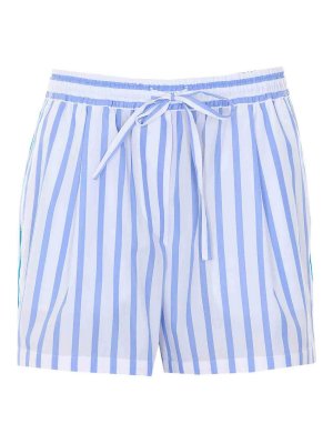 DOLCE & GABBANA: pantaloni shorts - Pantaloncini blu e bianchi
