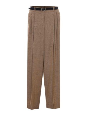 DOLCE & GABBANA: Pantalones casual - Pantalón Casual - Marrón